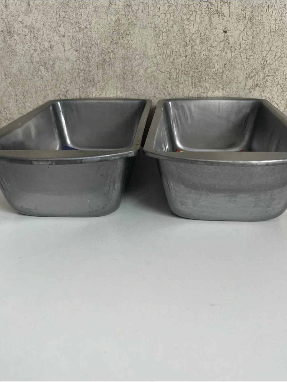Vintage Loaf Pan Bakers Bundle Non Stick Cake Bread Meat Loaf Pan Set of 2 New